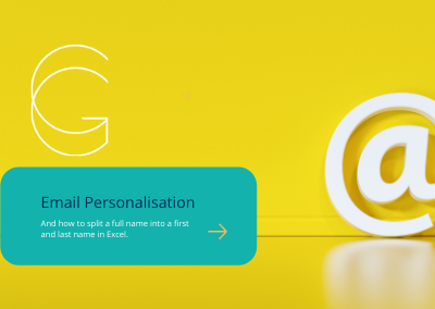 Email personalisation | Carmen Gray Consulting